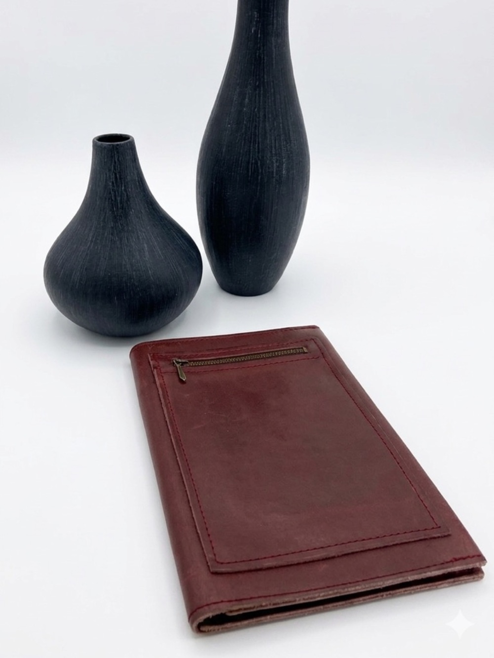Handmade Leather Notepad and Organizer